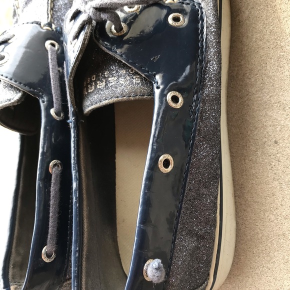 Sperry Women’s Koifish Sparkle Chambray Boat Shoe - Picture 3 of 3